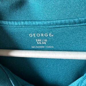 George Teal 3XL Shirt and George Black 3XL Shirt
